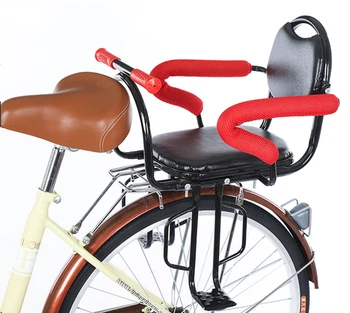 Едно дете под наем на задната седалка дете на велосипед калъф за седалка, багажник под наем възглавница за почивка със задно седло цикъл аксесоари части от изкуствена кожа