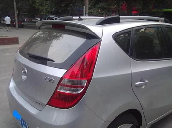 За Hyundai I30 Spoiler 2008 2009 2010 2011 2012 2013 украса на задното крило на колата ABS пластмаса неокрашенный заден спойлер на багажника на покрива