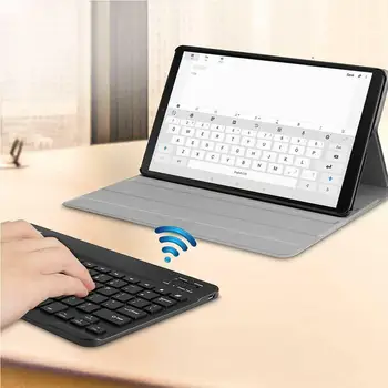 Калъф за безжична клавиатура с подсветка за Lenovo Tab M10 FHD Plus 10.3 TB-X606F TB-X606X Tablet Stand Cover Folio Case с клавиатура
