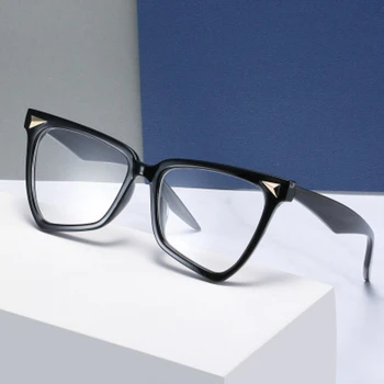 Котешко око рамки за очила за жени, мъже анти-синята светлина на компютърни очила нередовни очила многоцветен късогледство слънчеви очила рамка