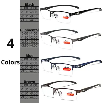 Късогледство мъжки компютърни очила фотохромичните слънчеви очила хамелеон анти син лъч игра очите рецепта -1.25 -1.75 -5.5 -6.0