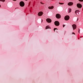 Момичета пайети, пола bBaby супер Пухкав мек балетната поличка поли детски пухкави поли розов сив мода партия дрехи 8-10 години