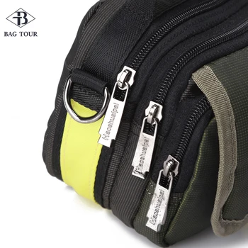 Найлонови чанти за рамо реколта цветове чанти пратеник силна плат ретро стил Crossbody здрав 2019 множество джобове