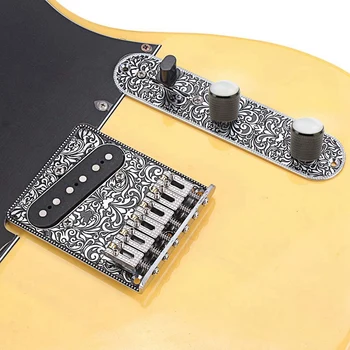 Новият-6 струни на седлото мост плоча, 3-ходова ключ за управление на плоча, шия пикап, определени за Fender TL Telecaster електрически китари замени