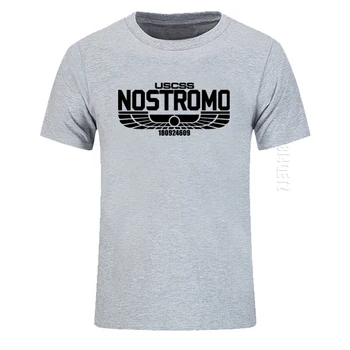 Облекло Nostromo Printed T-Shirt Cotton Alien Weyland Yutani O Neck T Shirt Mens Summer Oversize Tee Върховете На Zlatina Camisetas