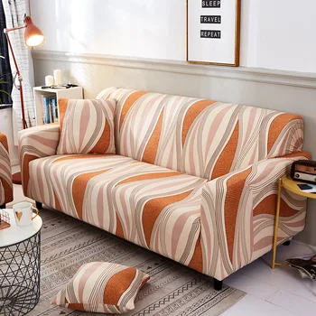 Печатни 1/2/3/4-seat sofa cover калъф еластичен разтегателен калъфи за хола Funda разтегателен стол разтегателен капак на домашен интериор