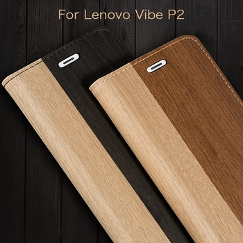 Пу кожен калъф за телефон Lenovo Vibe P2 Бизнес-Калъф за Lenovo Vibe P1 флип-награда калъф за Lenovo ZUK Edge силиконова делото