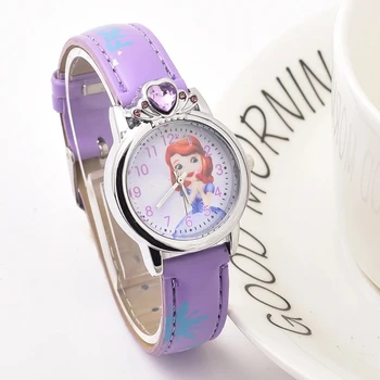 Сладки мультяшные студентски кварцов часовник принцеса софия са много популярни сред децата