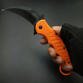 Тактически нож CS go обучение нож Karambits оцеляване сгъваем нож открит самозащита възрастни практика инструмент за подарък на Човек