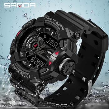 Тина Спортни мъжки часовници топ-марка луксозни военни кварцови часовници Мъжки водоустойчив часовник Relogio Masculino Reloj Hombre