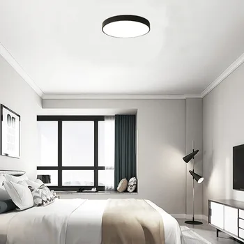Тънки кръгли led за таван LED осветителни тела 18W 12-инчов вълни монтируемый лампа за хранене, спални, осветителни тела за таван