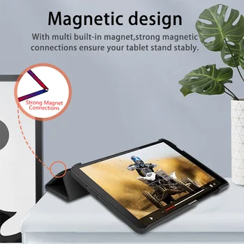 Тънък калъф за Lenovo Tab M7, TB-7305F 7305X 7305I , покриване на Funda Tablet за Lenovo 2019 7inch, магнитна сгъваема Капа