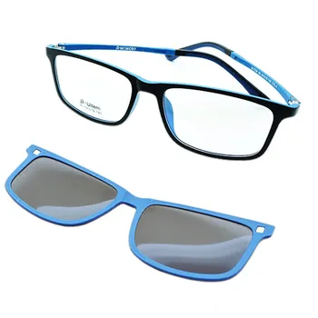 Ультралегкие очила лесната дограма за мъже с Магнит поляризирана клип слънчеви очила Ultem очила функционални очила Uv 400