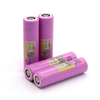 100шт Liitokala Original INR18650-35E 3.7 V 3500mAh Max 13A Discharge Power Battery For Flashlight batteries