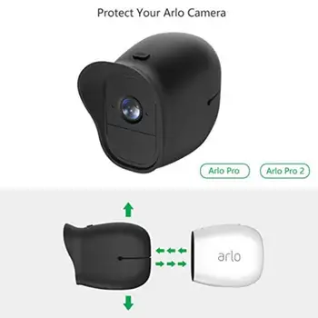 2 пакета на обложки за Arlo Pro и Arlo Pro 2 Wireless Smart Security Camera,устойчиви на вода и uv радиация,са идеални(черный_
