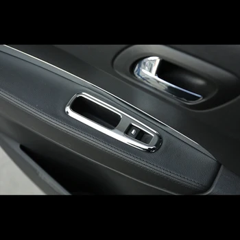 2009 10 11 12 13 14 за Peugeot 3008 ABS хромирана врата копчето на колата подлакътник бутон за включване стеклоподъемника капак завърши аксесоари