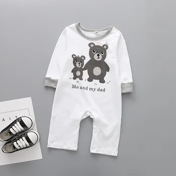 2018 New Spring Baby Boys Rompers Cartoon Сладко Long Sleeve Cotton Anima гащеризон дрехи за новородено, Бебешки дрехи облекло BC1685-1