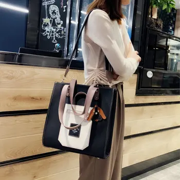 2019 нова корейска чанта на рамото Crossbody чанта жена с голям капацитет чанта, голяма пазарска чанта студент C43-60