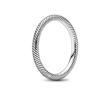 2020 колекция есен пръстен тройна група проправи змия пенливи Короната пенливи змия пръстен Маркиза двоен носач пръстен за жени