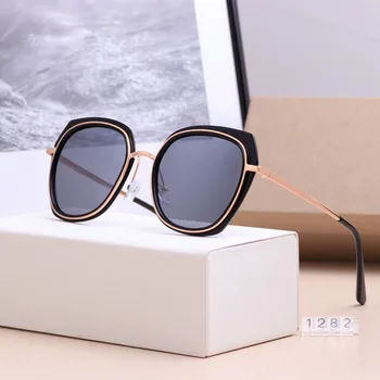 2020 нови дамски включване на пилотните слънчеви очила ретро луксозни маркови италиански дизайнерски мъжки нюанси на цветни лещи секси дамски слънчеви очила кутии