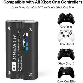 2600mAh Xbox One смяна на батерията + LCD Dual USB зарядно устройство за Xbox One / Xbox One S/Xbox One X/Xbox Series X/S gamepads