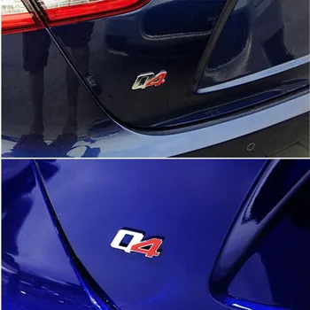 ABS автомобилни стикери багажника на иконата Q4 SQ4 лого, етикети за Maserati Gran Turismo Ghibli Quattroporte GT Coupe Gransport Coupe Леванте