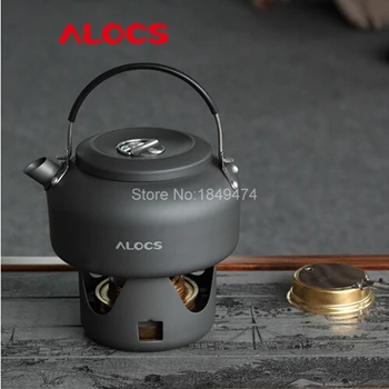 Alocs CW-K02 0.8 L къмпинг кана, прибори гърне с вода кана ultralight къмпинг оборудване за приготвяне на храна саксии Tencere пикник инструмент за 100 г