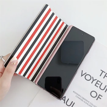 Anti-fall Phone Protective Case Quick Release Leather Flip Cover Shell for Samsung Galaxy Z Fold 2 аксесоари за смартфони