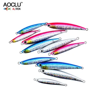 AOCLU wobbler 3 Colors Metal Jig Hard Баит тонущая нож риболовни примамки костур прясна солена вода произход молив джиггинг