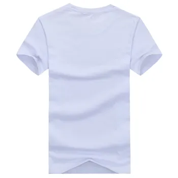 BINYUXD отстъпка новата мода лято Майк мъже-образно деколте памук удобна тениска ежедневни тениска homme с къс ръкав печат