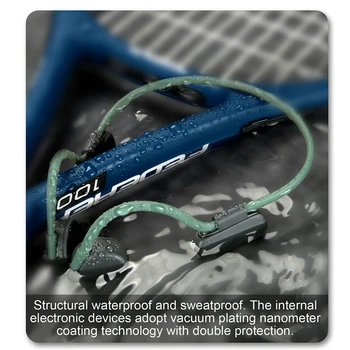 Bluetooth 5.0 BH528 безжични слушалки костната проводимост слушалки Спорт на открито слушалки с микрофон слушалки хендсфри