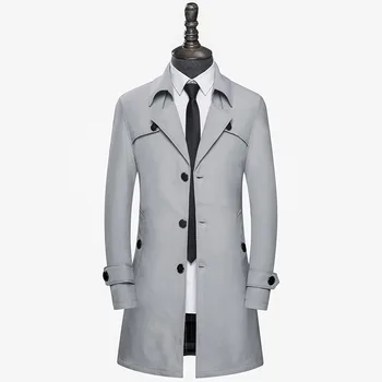 BOLUBAO Марка на мъжете тренч палто мода нов Slim Fit мъжки падина ветрозащитный бизнес стил официални мъжки дълги палта облекло