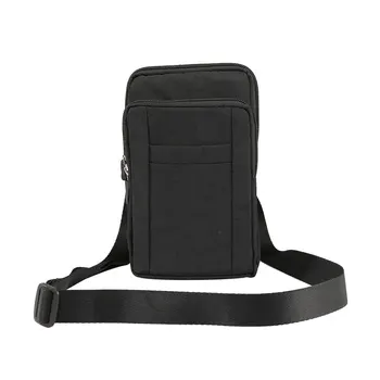 Boucho универсален много голям пакет многофункционален таблет за iPhone мобилен телефон чанта виси на врата портфейл открит чанта чанта
