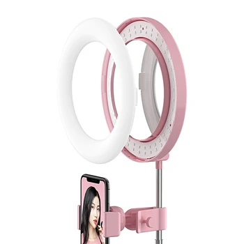 Capsaver Ring Light 6inch Fill Light 64LED USB настолна лампа Dimmable с огледало Притежателя на телефона подвижните поставки за грим Selfie