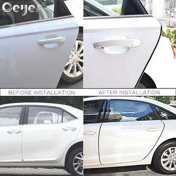 Ceyes Car Styling Защита Door Edge Против Collision Accessories Sticker 8M Fit For Mitsubishi Toyota Trd Honda Rubber Strip 5M