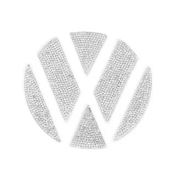 Diamond Bling планински кристал, предната емблема икона стикер декор за VW Volkswagen Golf