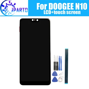 Doogee N10 LCD дисплей+тъч екран оригинал тестван LCD дигитайзер, подмяна на стъклен панел за Doogee N10