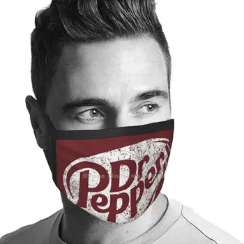 Dr Pepper Mouth Mask Маска За Лице Drpepper Topo Chico Dr Pepper Texas New Mexico Southern Mexico Pride Направено В Тексас Махмурлук