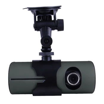 Dual Lens Car DVR G-Sensor Камери X3000 R300 HD 1080P един dashcam 2.7 inch Dash Cam Video Recorder Wth GPS Car Security Camera