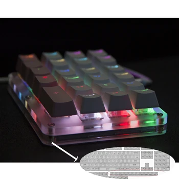 G23 клавиатура OSU! С една ръка счетоводител ръчна софтуерна настройка на клавиатурата RGB подсветката 23 клавишите на цифровата клавиатура за макро функционална клавиатура