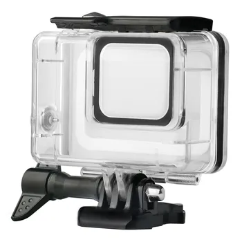 GloryStar 45 м подводен водоустойчив калъф за GoPro Hero 7 черно, сребристо-бял защита на камерата корпус дело гмуркане аксесоари