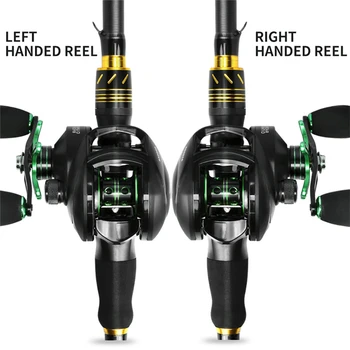 High speed ratio Baitcasting reel Double coil 2 speed Surfcasting match Fishing Precision хвърли 8kg Casting wheel Snakehead Sea