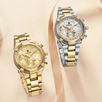KADEMAN Lady Watches Luxury Top Brand Women Dress Watch водоустойчив Кварцов ръчен часовник от неръждаема стомана Creative Relogio Feminino