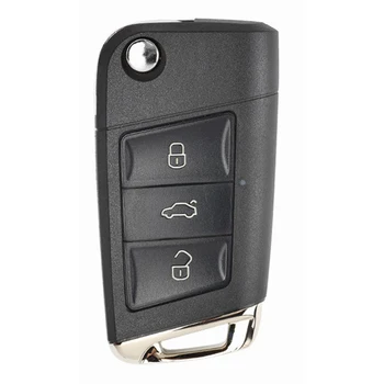 Keyecu 3 бутона нов Голф 7 стилен дистанционно ключ за Volkswagen за Skoda за Seat 1J0 959 753 AH/ DJ/ DA/ P, 1KO 959 753 G / N