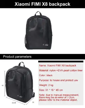 LeadingStar Carry Storage Case наплечная чанта раница за FIMI SE X8 преносим пътна чанта за носене