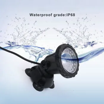 Led подводно осветление IP68 водоустойчив RGB лампа 12 В светлината на прожекторите за къпане басейн, градина, фонтани, изкуствено езеро с вода Аквариум Аквариум