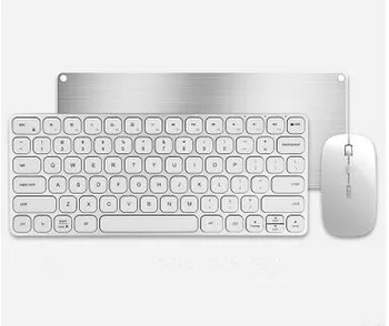 MAORONG ТЪРГОВИЯ Highquality Metal ABS Wireless Keyboard and Mouse Combo for iMac Keyboard Mouse Suite for mac for Macbook Pro