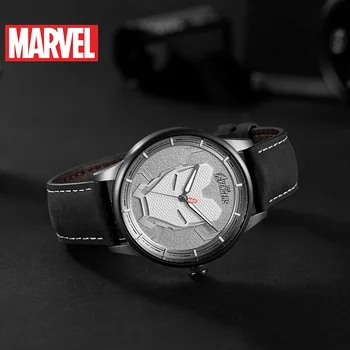 Marvel Оригинала Отмъстителите Железния Човек стомана ежедневни часовници 50 м водоустойчив 3D шлем на Марвел комикс момче мъжки подарък часовник 9092