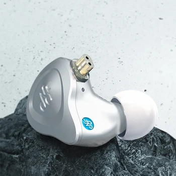 NF Audio NM2 + Dual Cavity Dynamic In-ear Monitor слушалки алуминиева обвивка с адаптер(6.35-3.5) 2-пинов 0.78 mm сменяем кабел
