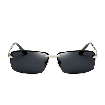 OLEY Brands мъжки правоъгълни без рамки поляризирани слънчеви очила с UV400 огледало мъжки слънчеви очила за Жени, за мъже Oculos de sol